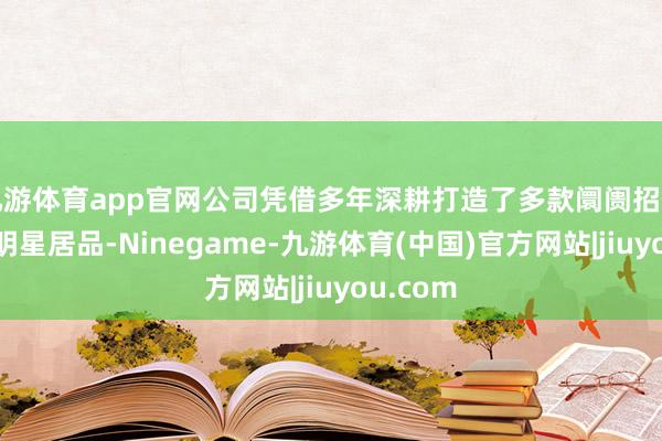 九游体育app官网公司凭借多年深耕打造了多款阛阓招供度高的明星居品-Ninegame-九游体育(中国)官方网站|jiuyou.com